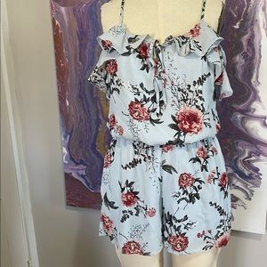 Floral forever 21 romper